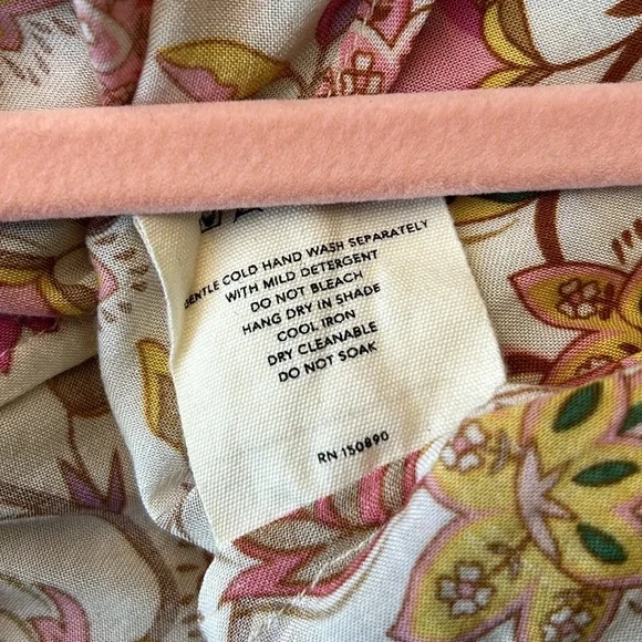 🌺Reserved Do Not Buy🌺EUC Spell Portobello Road Short Sleeve Blouse size medium - Picture 10 of 11